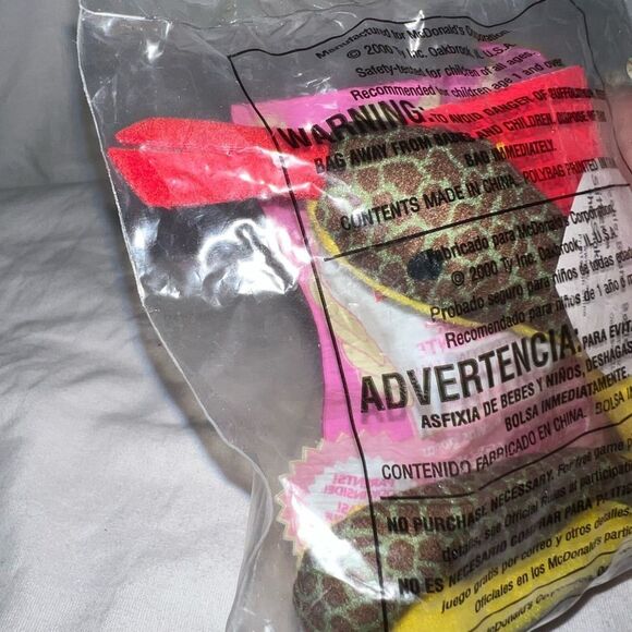 TY Teenie Beanie McDonalds Happy Meal Toys 
Slither the Snake Toy #2 - Picture 3 of 3